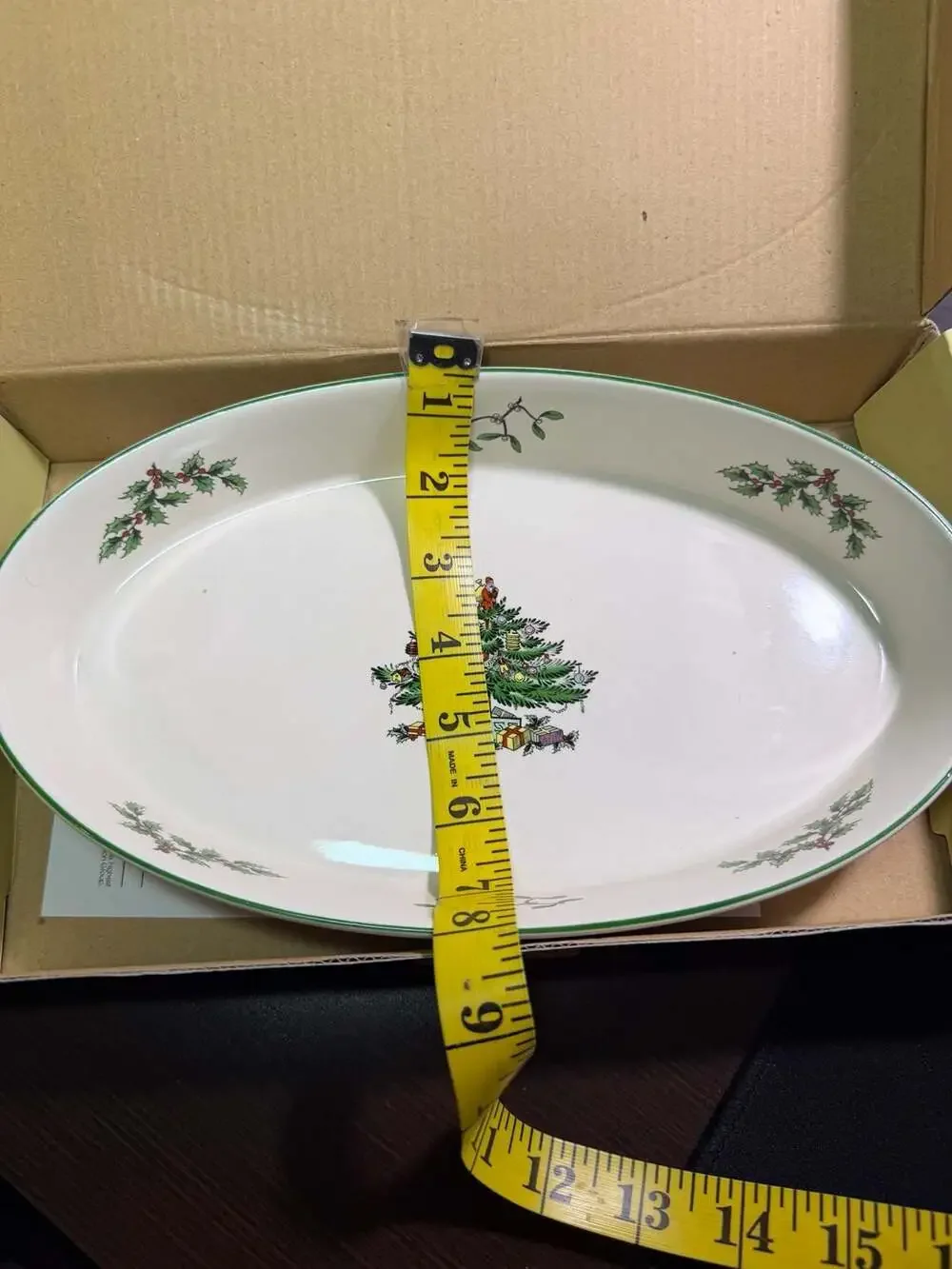 Spode Christmas Tree Collection Oval Baking Dish